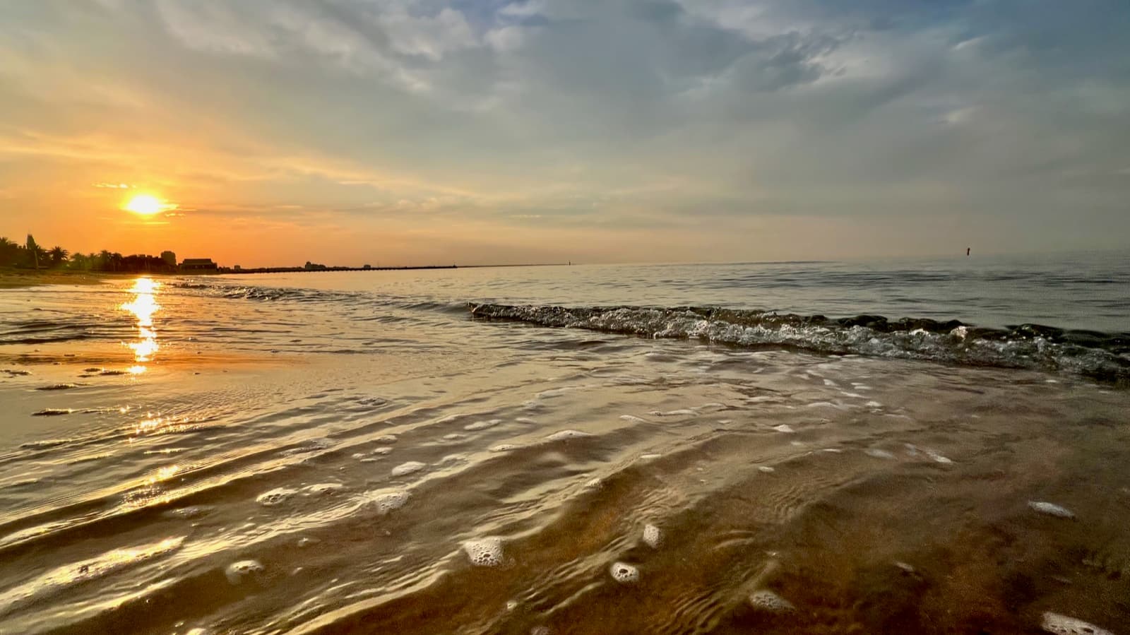 South Melbourne Beach during the warmer season